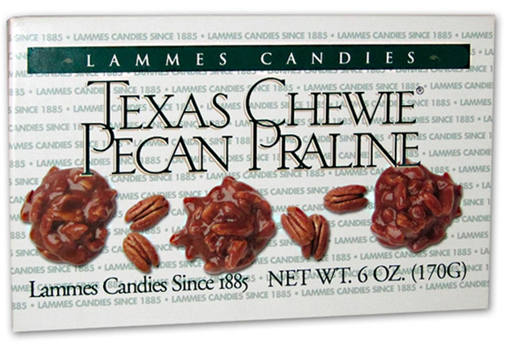 Lammes Candies Texas Chewie Pecan Praline — Pack of 2, 6 oz Each | Made in Austin