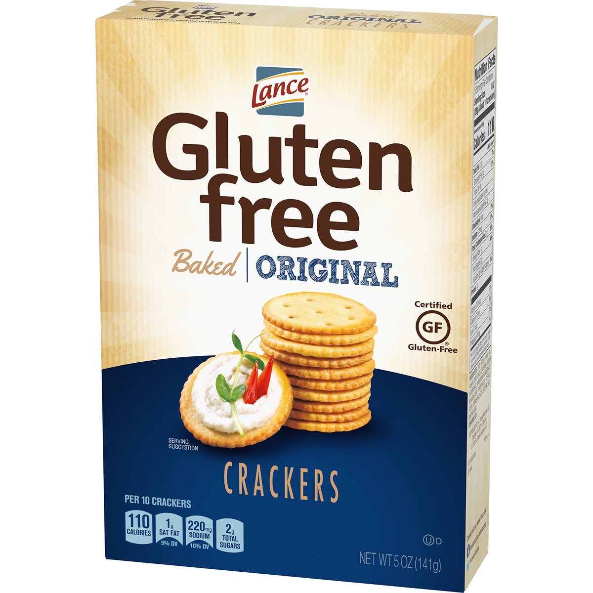 Lance Gluten Free Crackers - Original Baked, 5 oz, 4 Pack
