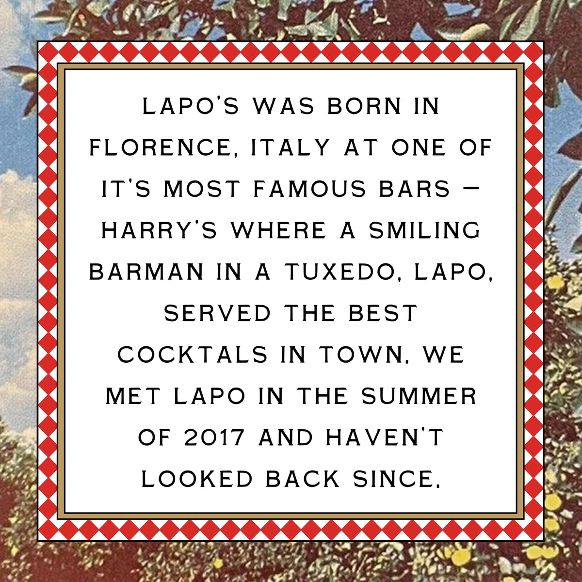 Lapo's Non-Alcoholic Aperitivo – Zero-Proof Citrus Spritz, Gluten-Free (750 ml)