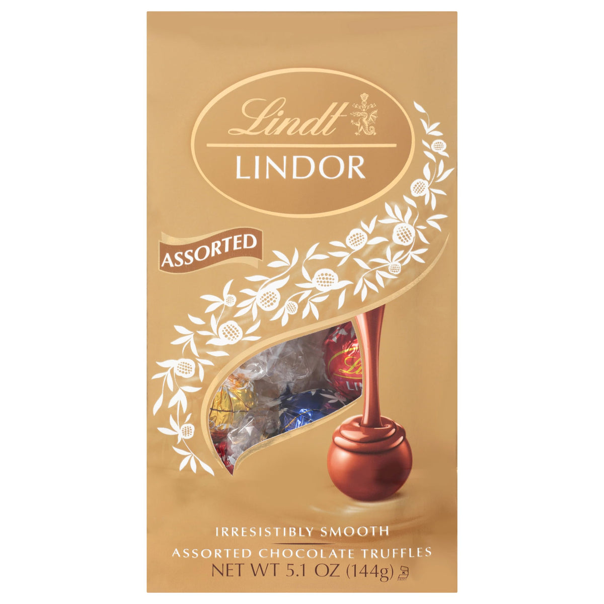 Lindt LINDOR Assorted Truffles – 6-Pack Gift Bags (5.1 oz each) | Milk, White & Dark Chocolates