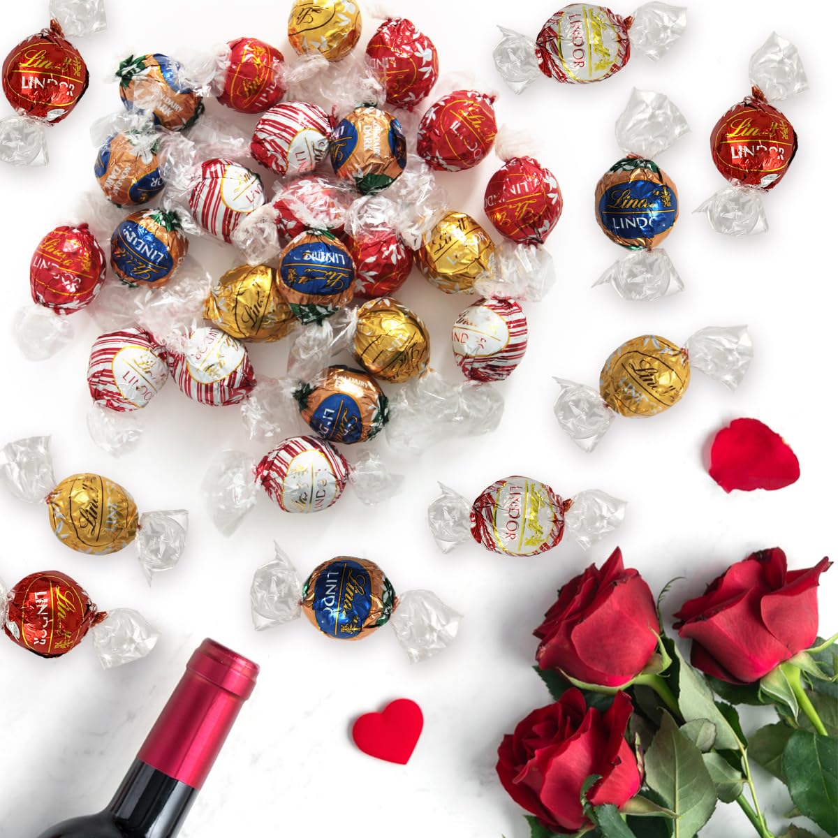 Lindt Easter Chocolate Truffles Assorted Flavors – 2 lb Bucket, 72 Individually Wrapped Pieces