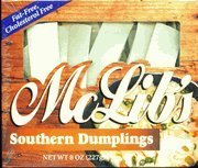 McLib's Southern Dumplings, 8-ounce Boxes (Pack of 3) | Ready-to-Heat Dumplings
