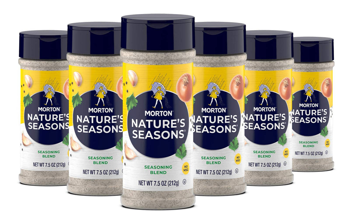 Morton Nature's Seasons Seasoning Blend – 7.5 oz, 6-Pack | Kosher, MSG-Free