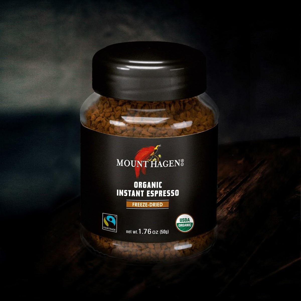 Mount Hagen Instant Espresso Coffee 3-Pack – Organic Fair Trade Freeze-Dried Arabica