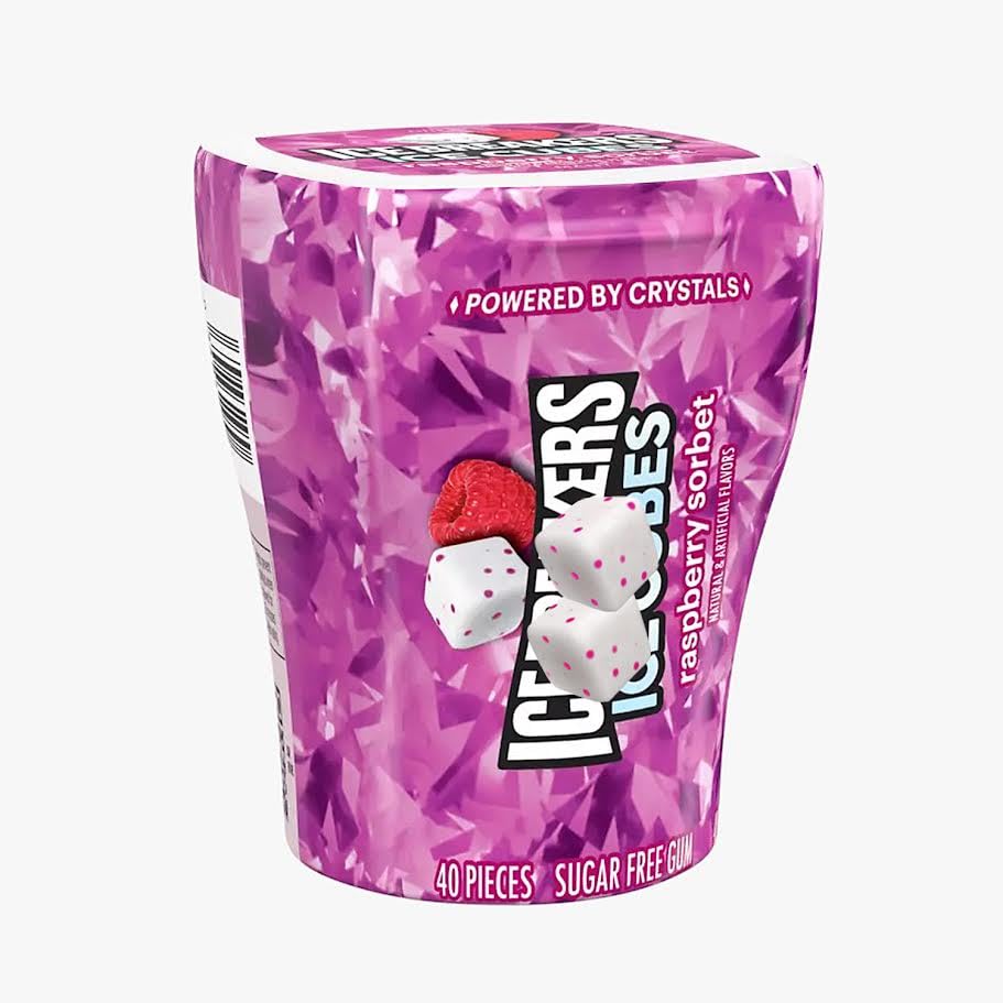 IceCube Sugar-Free Gum Variety Pack – 4 Bottles, 40 Pieces Each | Munchique