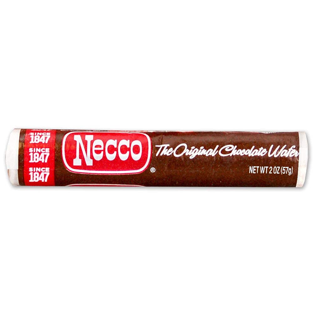 Necco Wafers Chocolate Flavor Bundle – 12 Rolls (2 oz each) | Original American Candy
