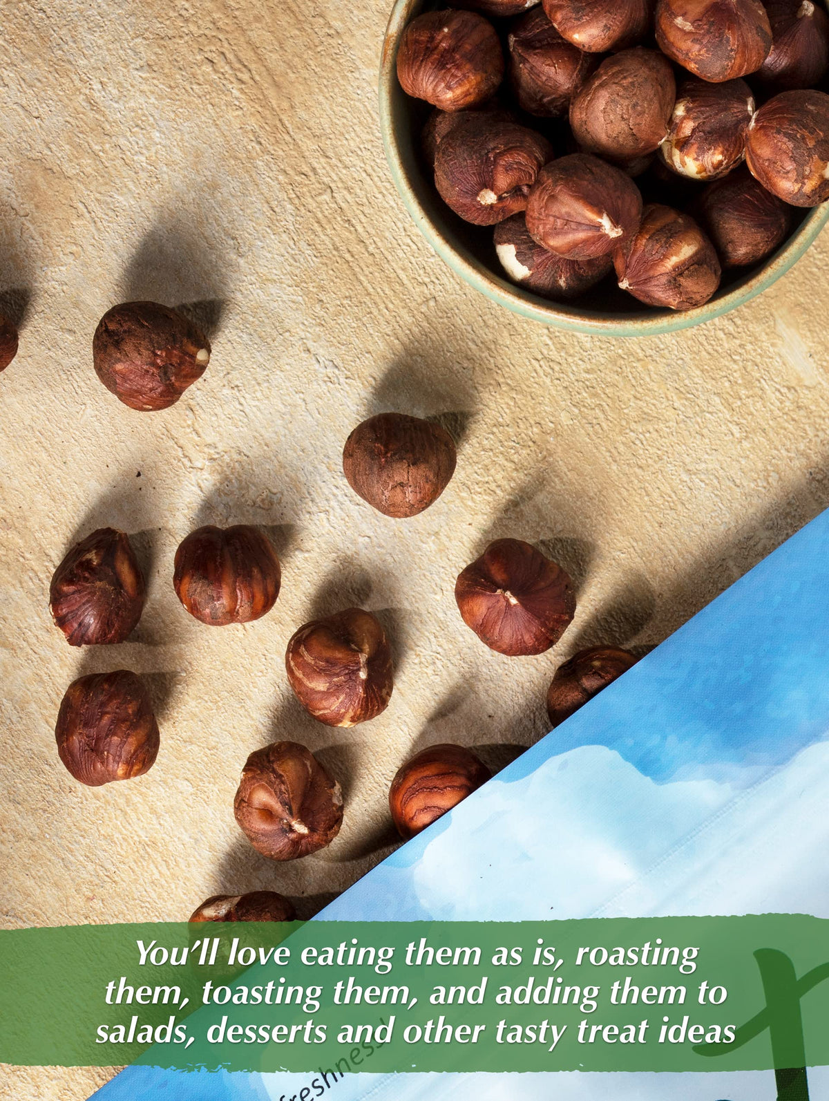 NUTS U.S. Oregon Hazelnuts (Filberts) – Raw & Unsalted, Steam Pasteurized, NON-GMO | 2 LBS Resealable Bag
