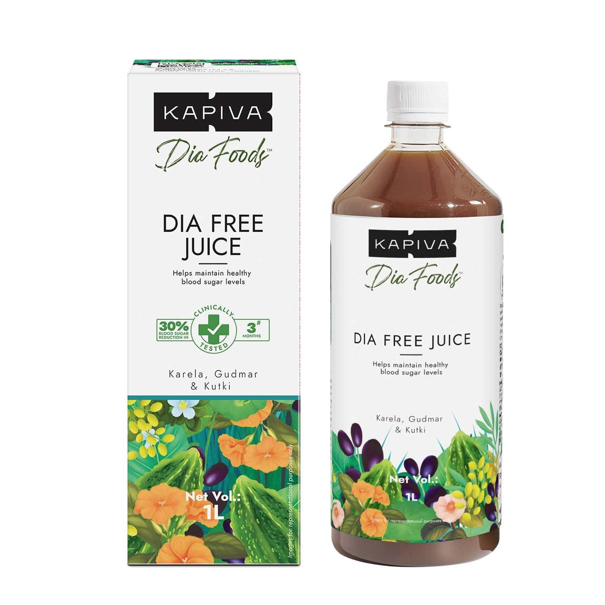 NWIL Dia Free Juice 1 L – 1 Liter Bottle for Everyday Refreshment