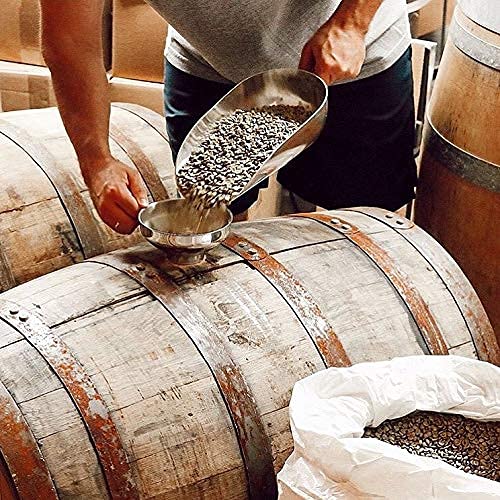 Oak & Bond Espresso Bourbon Barrel-Aged Coffee — Colombia & Brazil Dark Roast, Arabica Whole Bean, 10 oz