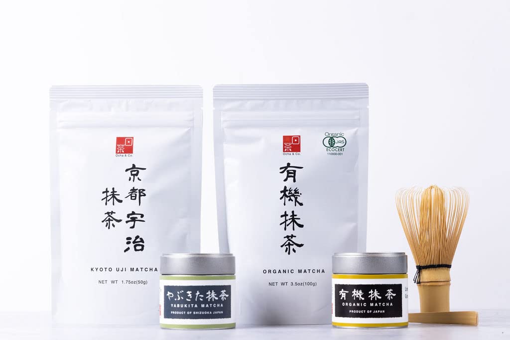 Ocha & Co. Shizuoka Organic Matcha — Ceremonial Grade, JAS BIO Certified, First-Harvest, Stone-Milled, 100g