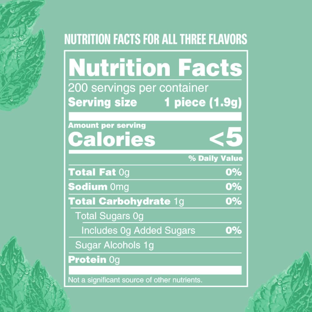 Orbit Assorted Mint Sugar Free Gum Bulk Pack – Peppermint, Spearmint & Wintermint, 200 Pieces