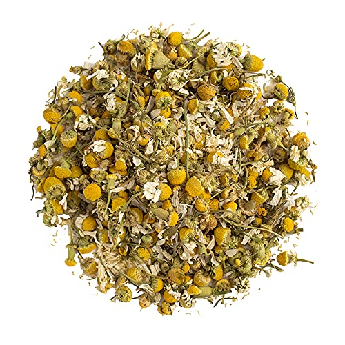 Organic Positively Tea Company Chamomile Tea – Loose Leaf Herbal Tea, 16 oz