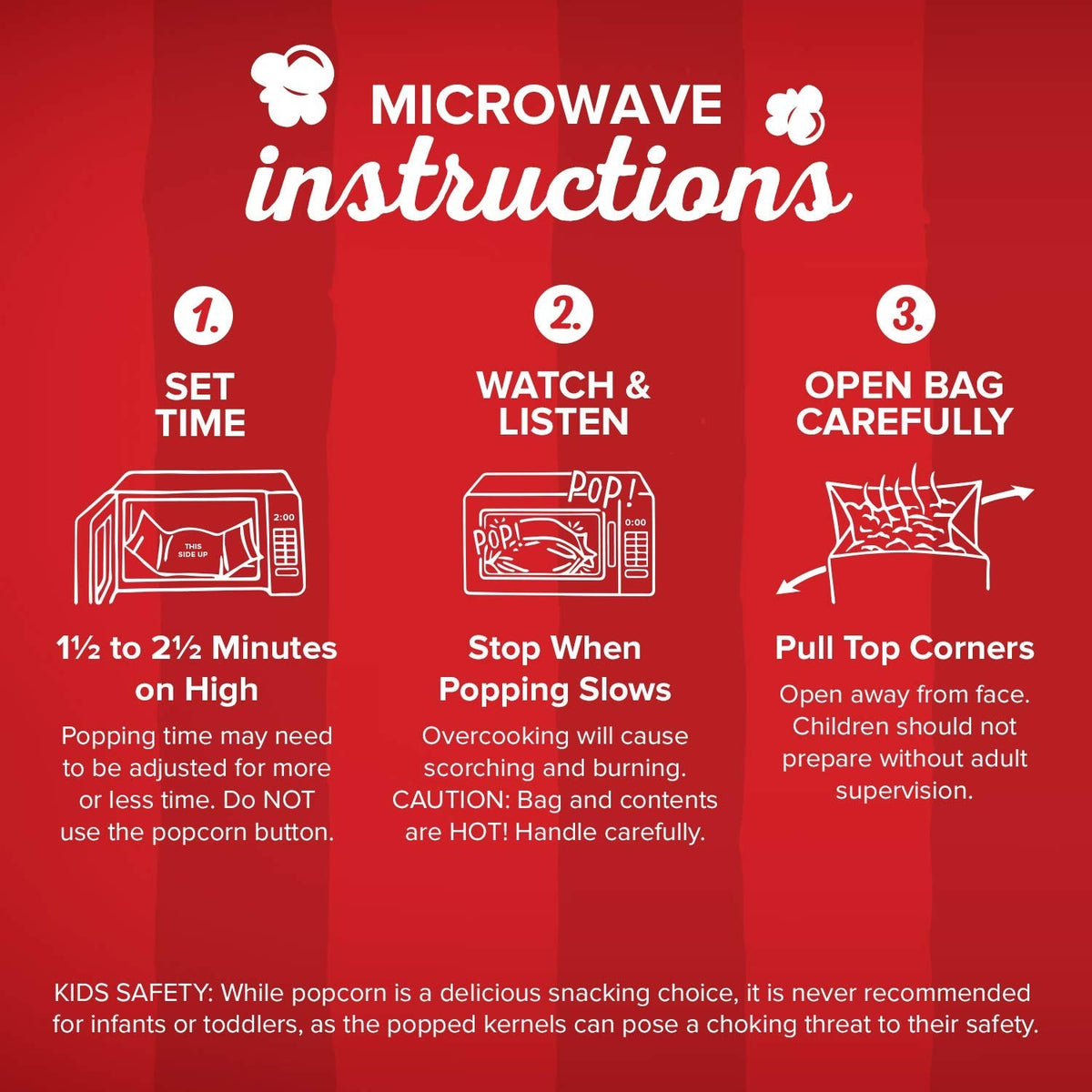 Orville Redenbacher's Kettle Corn Microwave Popcorn - 3 g Fiber per Serving, 6 Boxes
