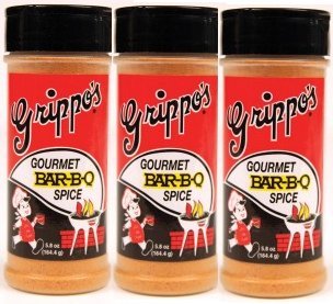 Pap's 3 Pack Grippo's Gourmet Bar-B-Q Spice – Smoky BBQ Seasoning Trio