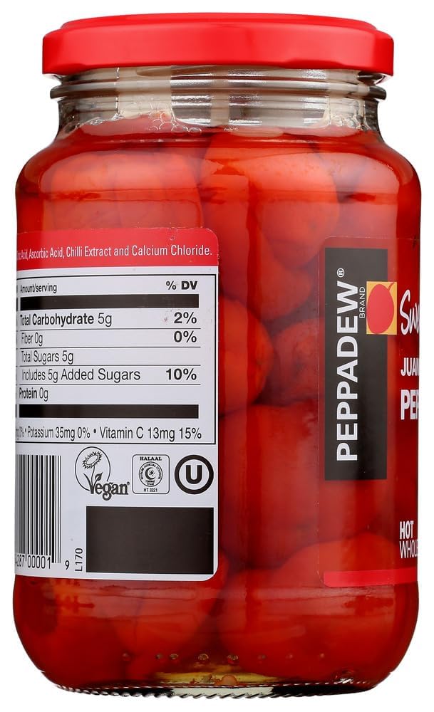 PEPPADEW Peppers - Hot | Value Bundle of 6 (84 oz total)