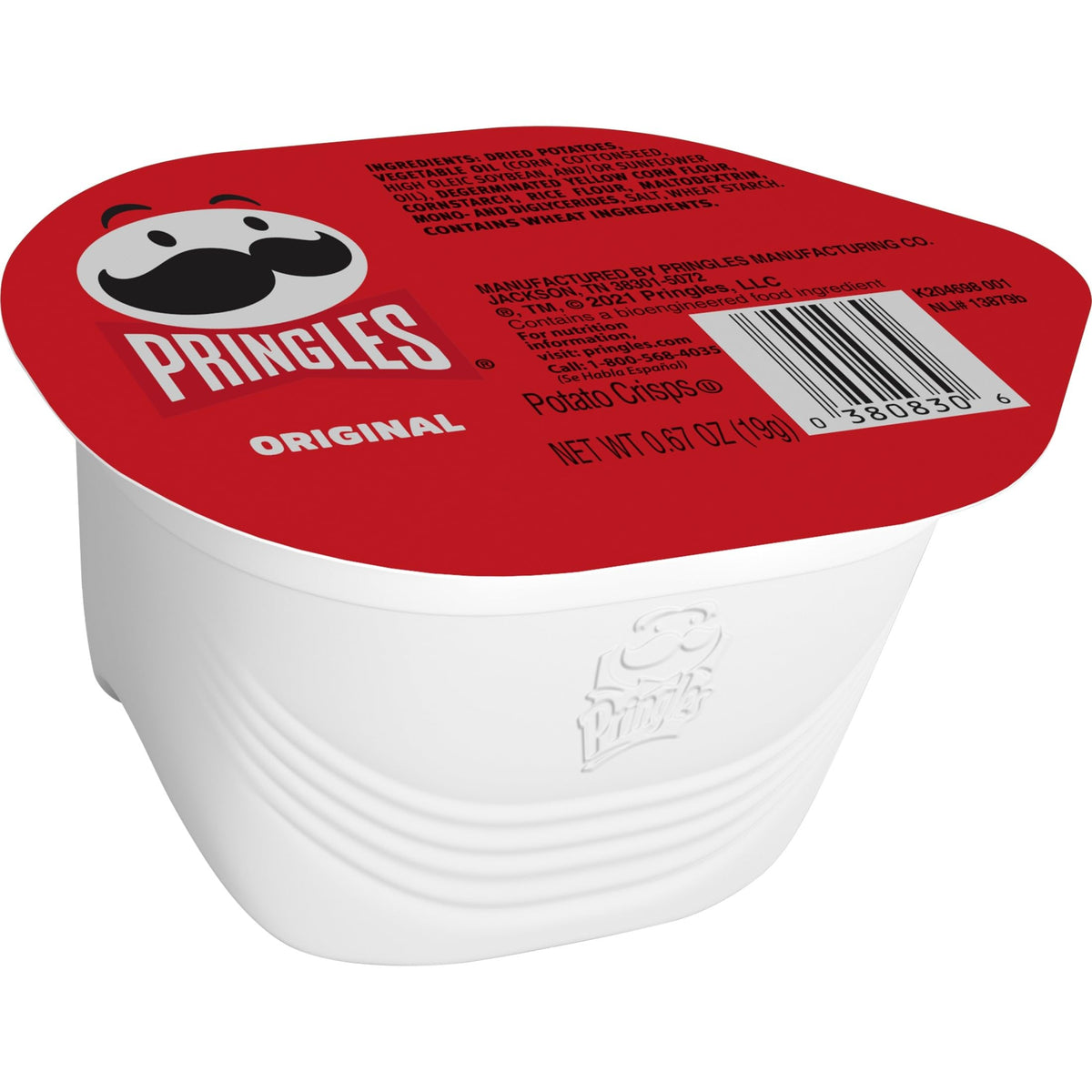 Pringles Original Potato Crisps Cups – On-the-Go Snack (36 Cups)