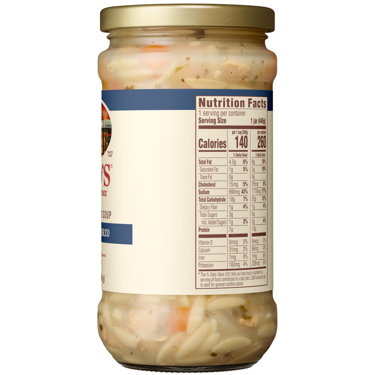 Rao's Made For Home Chicken & Orzo Soup — 6-Pack, Restaurant-Quality Italian Soup