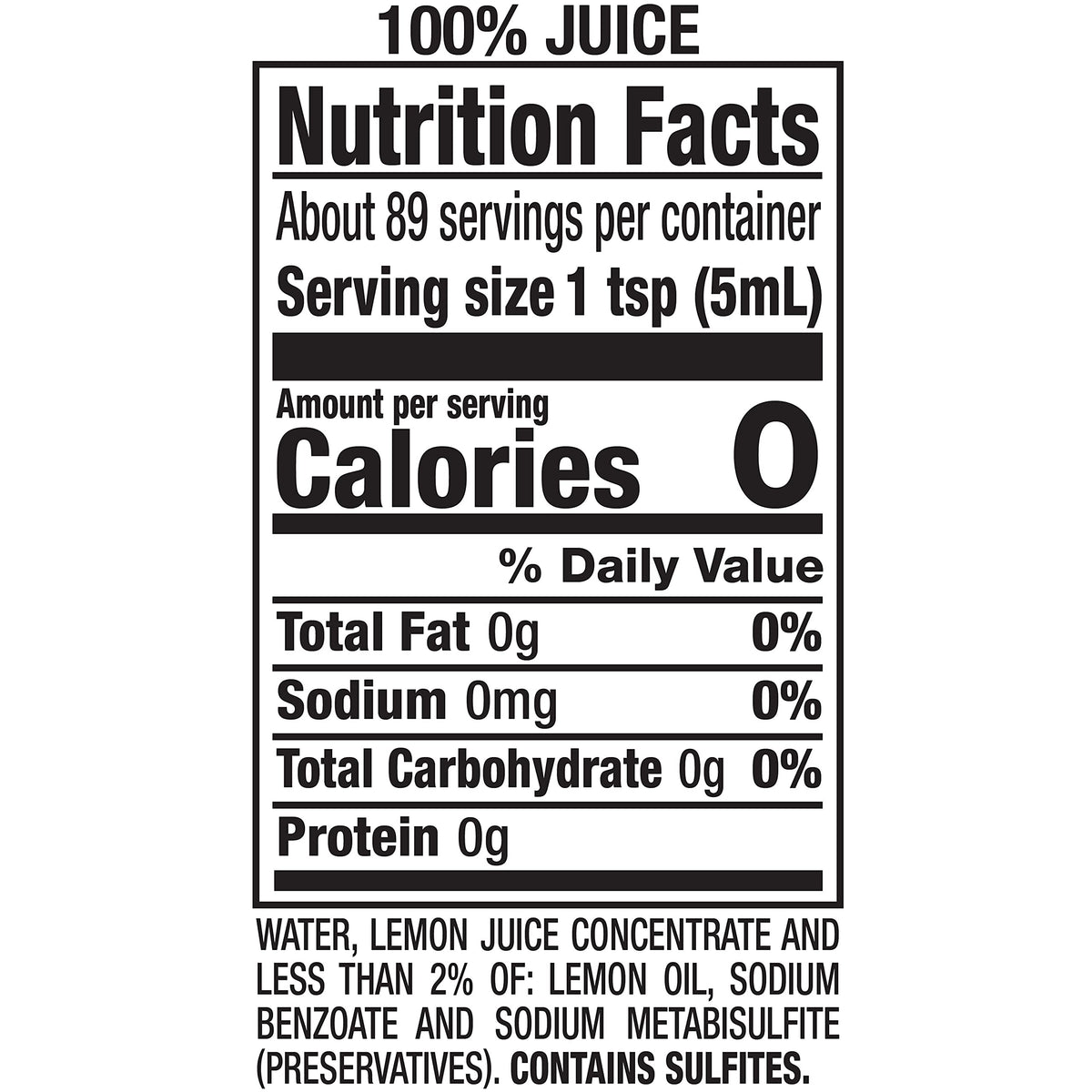 ReaLemon 100% Lemon Juice from Concentrate – 15 fl oz Bottle (Pack of 12) | Gluten-Free, Sodium-Free, Ideal for Cocktails & Marinades