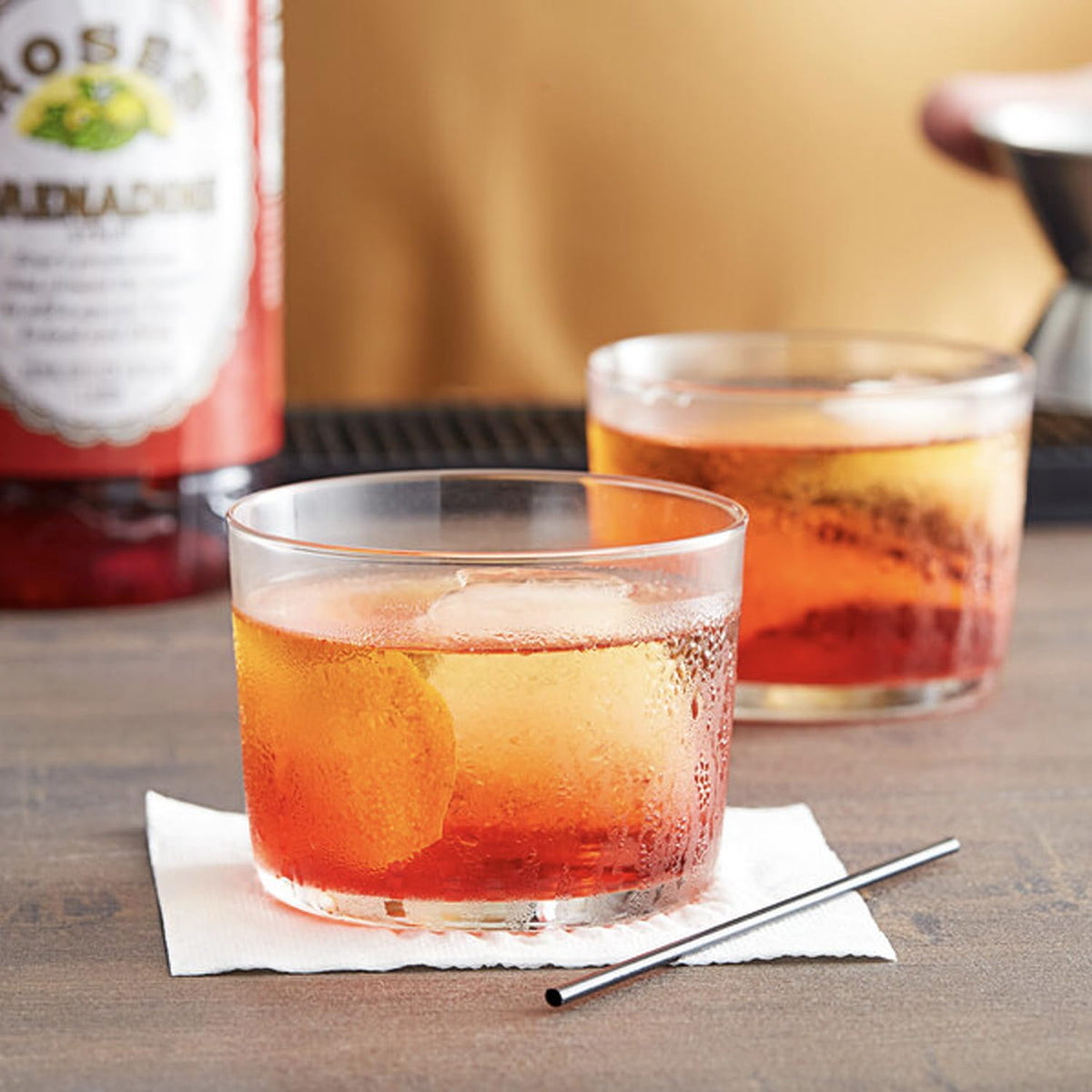 ChromaCast Rose’s Sweetened Grenadine Syrup 1L Bottle | Premium Mixer for Classic & Modern Cocktails