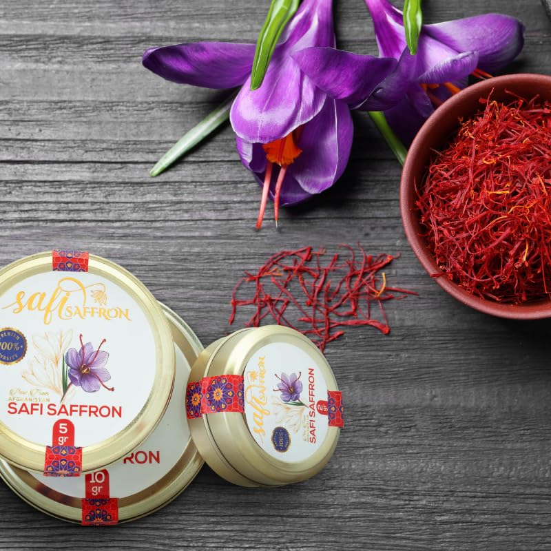 Safi Saffron Premium Threads 5g – ISO3632 Grade A+ | 100% Pure, All-Natural