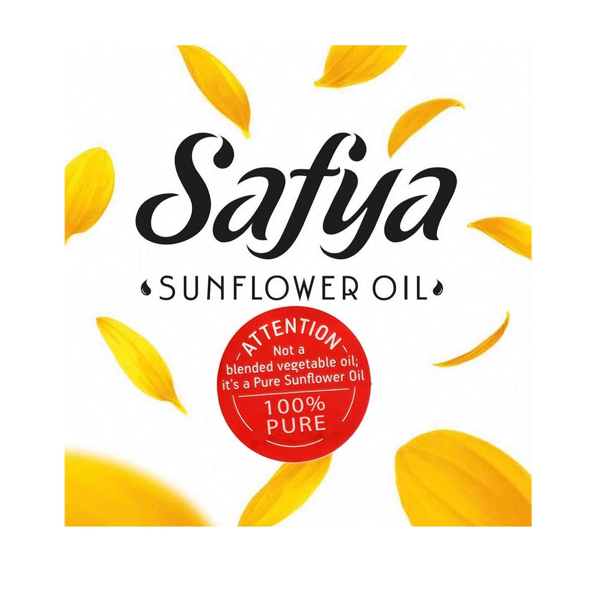 Safya 100% Pure Sunflower Oil - 5 L (1.32 gal) | Premium Turkish Cooking Oil