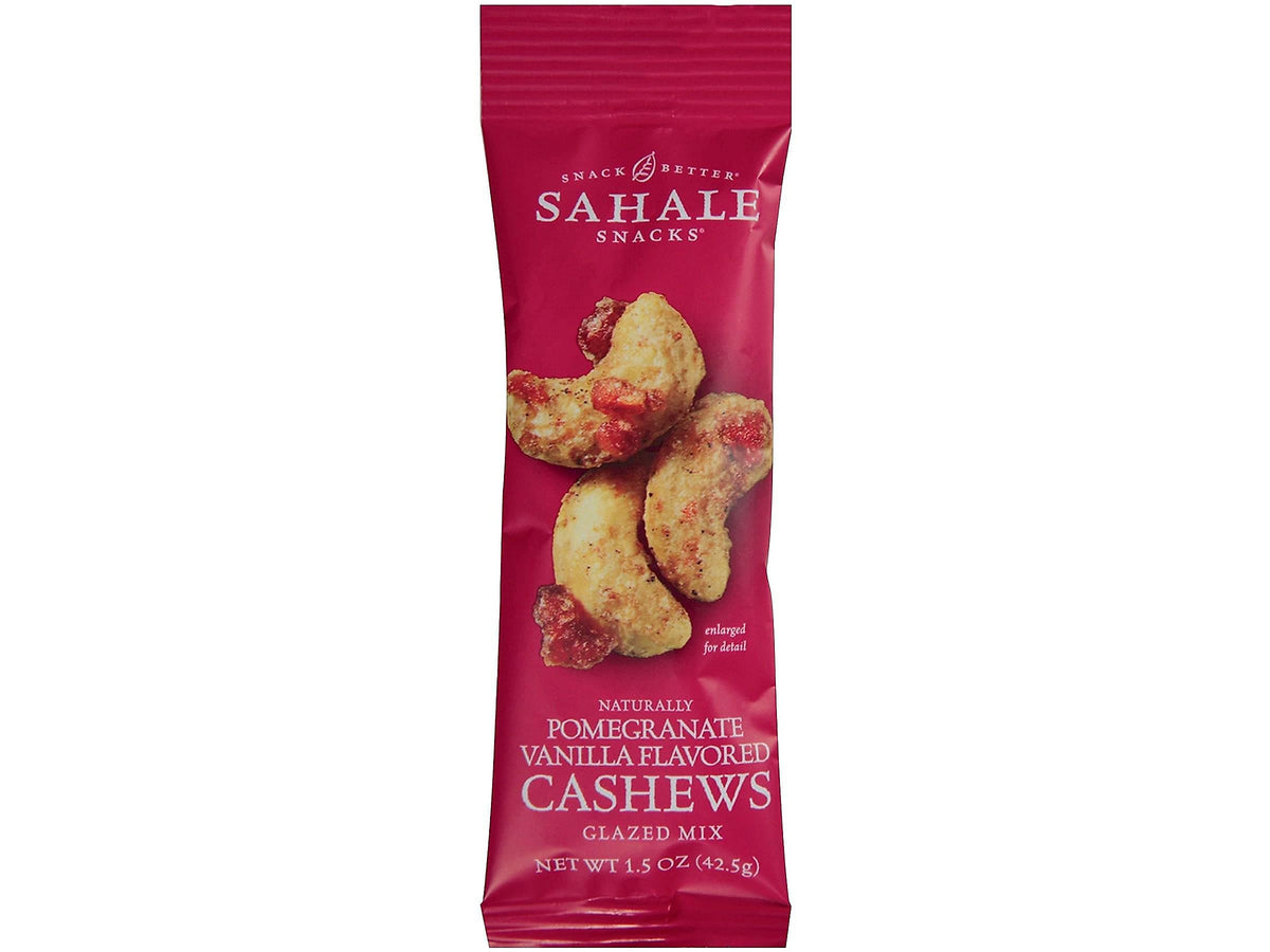 Sahale Snacks 2398773 - Pomegranate Vanilla Flavored Cashews, 1.5 oz