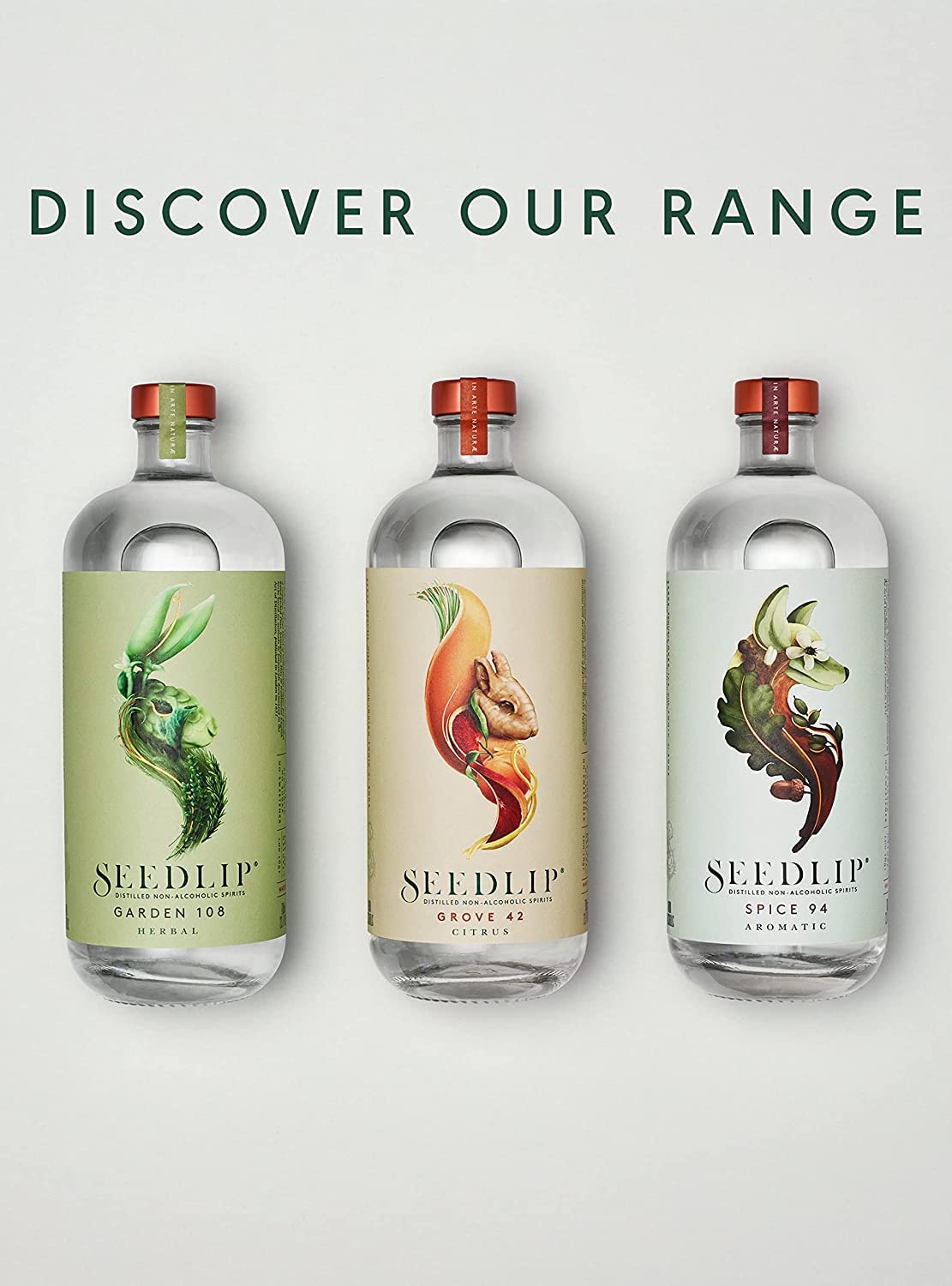 SEEDLIP Garden 108 – Premium Non-Alcoholic Spirit, Zero Calories, 700ml