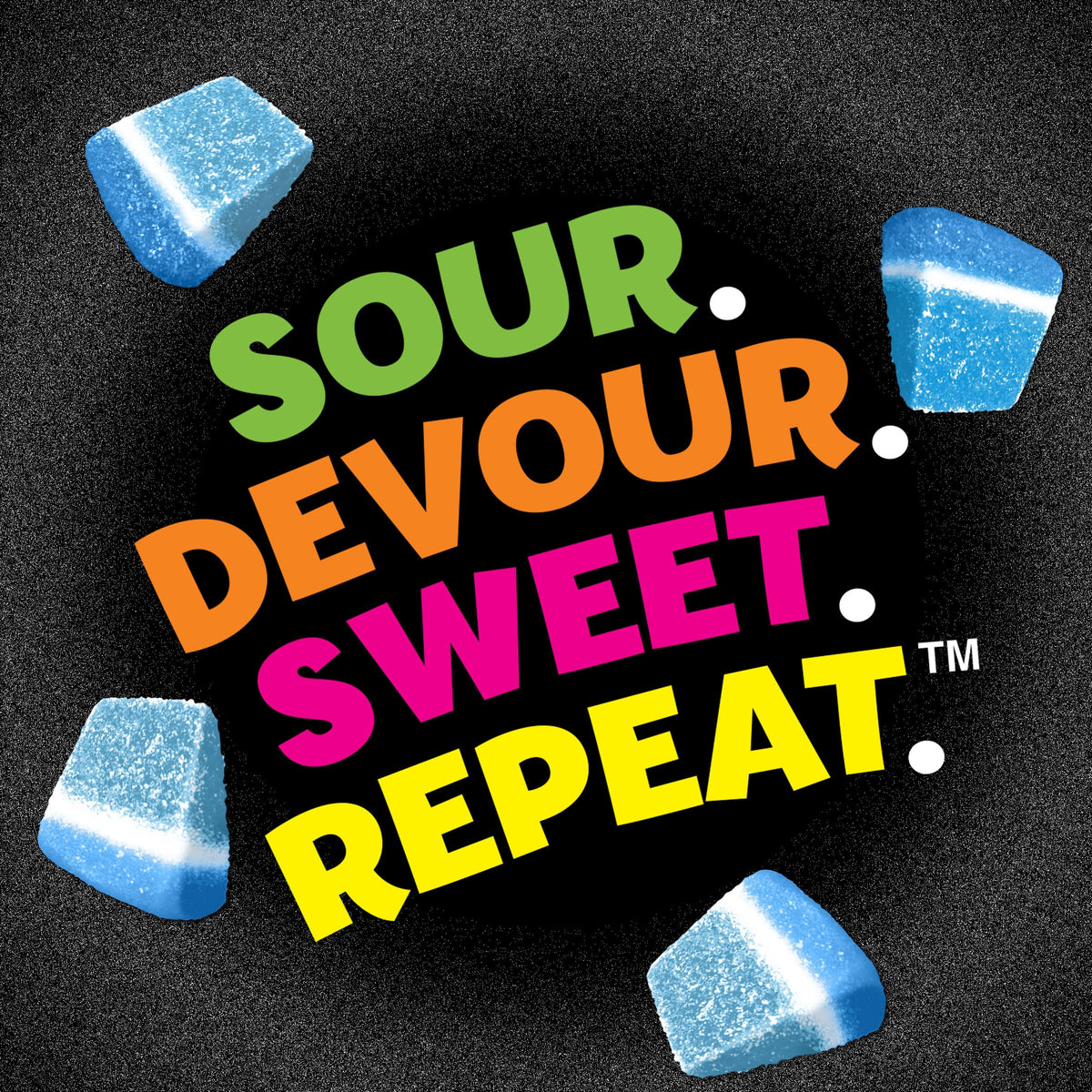 Sour Jacks Sour Gummy Wedges – Blue Raspberry Candy 5oz Bag (12 Pack)