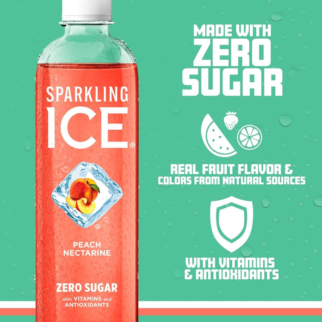Sparkling Ice Sparkling Water Variety Pack – 12 x 17oz, Zero Sugar with Vitamins & Natural Flavors