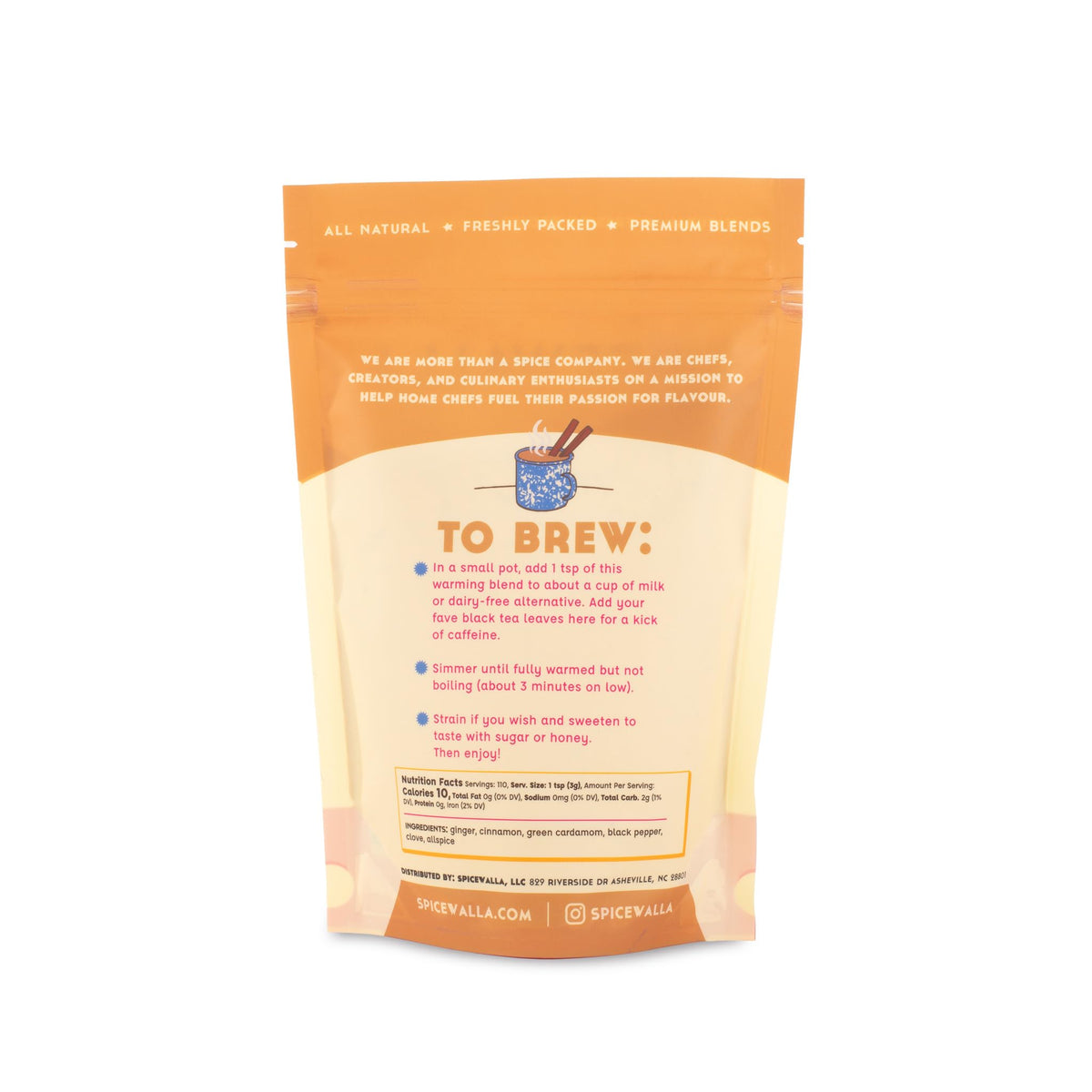 Spicewalla Masala Chai Spice – Premium Chai Masala for Tea & Latte (11.6 oz)