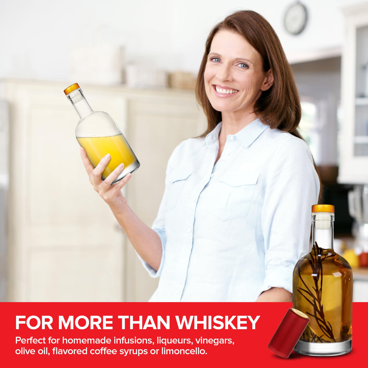 Stock Your Home 12-Pack 375ml Glass Bottles with Corks for Infusions, Oils, Limoncello