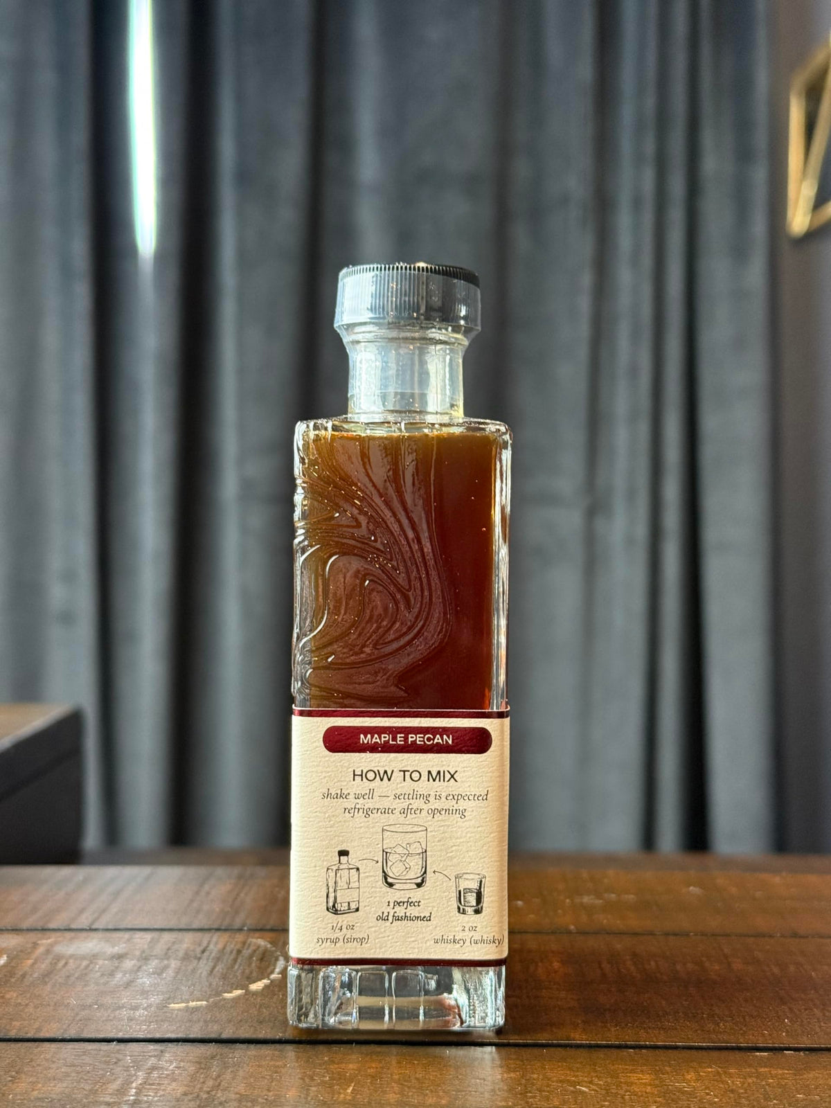 Strongwater Maple Pecan Old Fashioned Cocktail Mixer – Makes 32 Cocktails
