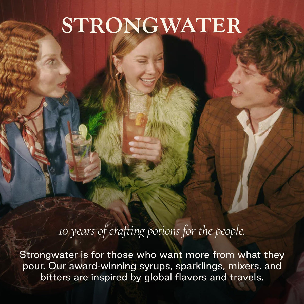 Strongwater Old Fashioned Craft Cocktail Mixer 4-Pack — 16 Drinks