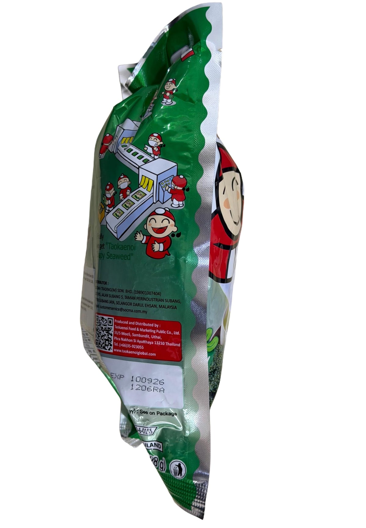Tao Kae Noi Hi Crispy Seaweed Original Flavor – 1.41oz x 6packs