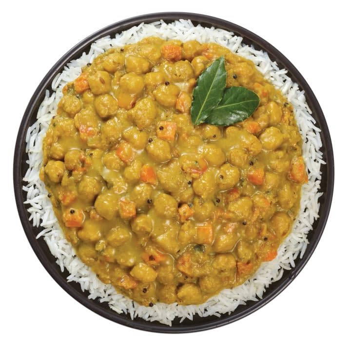 Tasty Bite Organic Chickpea Coconut Curry – Ready to Eat, Microwavable Entree (6 Pack)