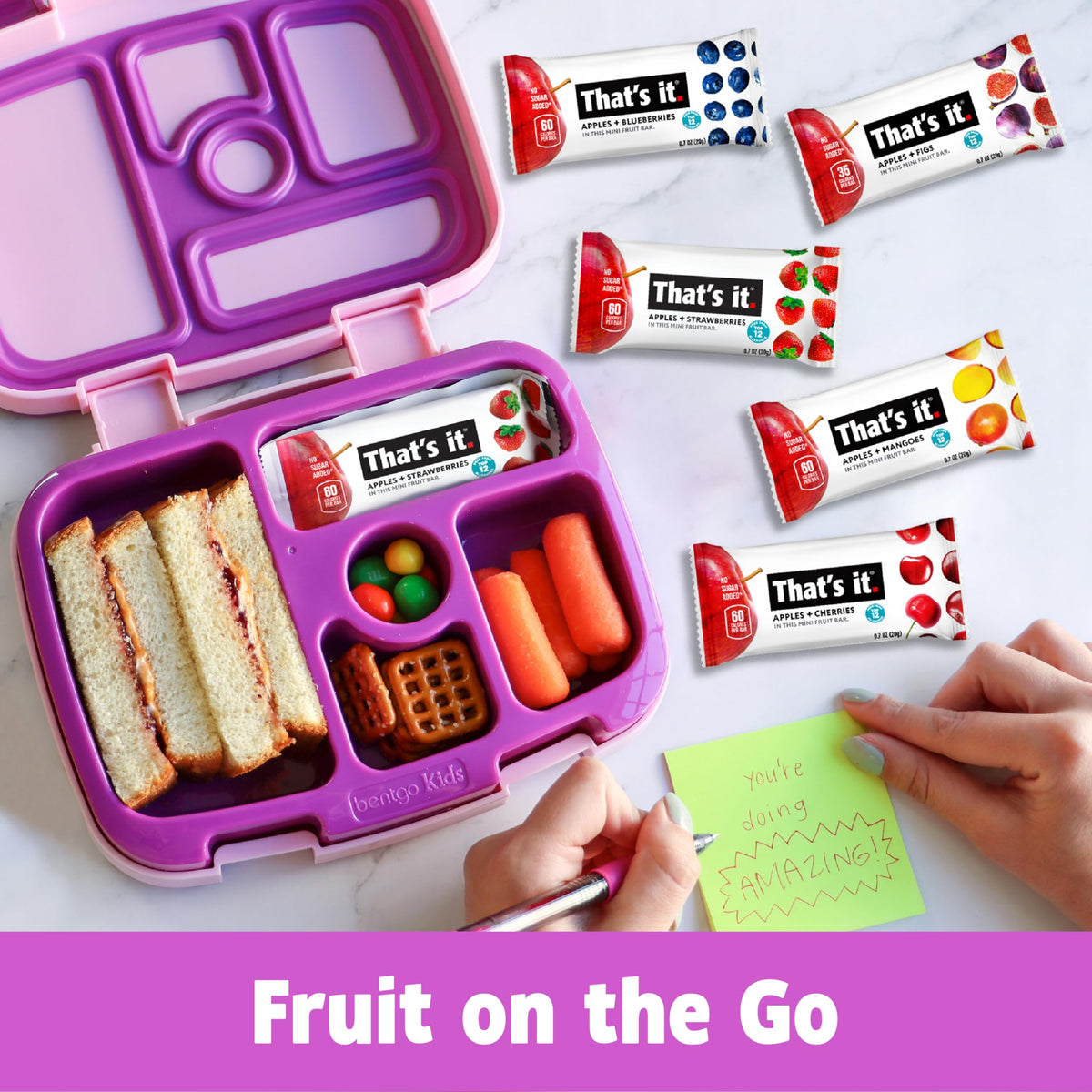 That's it. Mini Fruit Bars Variety 35 Pack – No Sugar, Plant-Based & Gluten Free