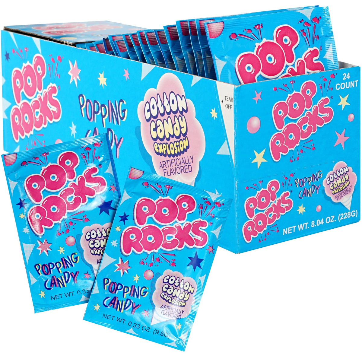 Pop Rocks Cotton Candy 24 Pack | The Hampton Candy Company – Fun Candy for All Ages