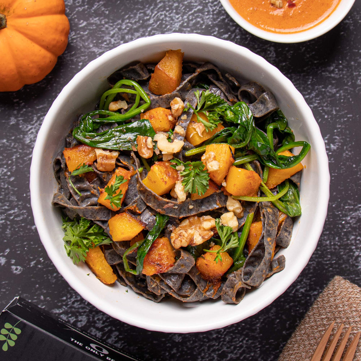 The Only Bean Organic Black Bean Fettuccine Pasta – High Protein, Keto Friendly, Gluten-Free, 8 oz (6 Pack)