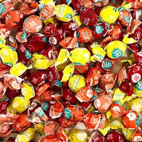 TheCandyCo Organic Hard Candy Assortment – Individually Wrapped, Gluten-Free & USDA Organic, 2 lb Bulk