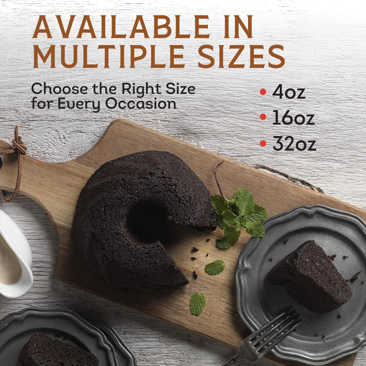 TORTUGA Caribbean Chocolate Rum Cake – 16 oz Premium Gourmet Gift Cake
