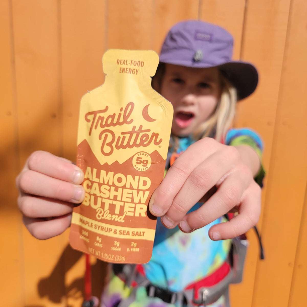 Trail Butter Lil’ Squeeze Nut Butter Energy Pouches – 12-Pack, 5g Protein Per Pouch (Maple Syrup & Sea Salt)