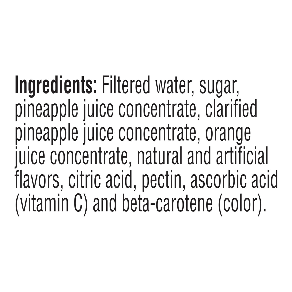 Tropicana Pineapple Orange Juice Drink — 12 Pack, 15.2 oz Bottles