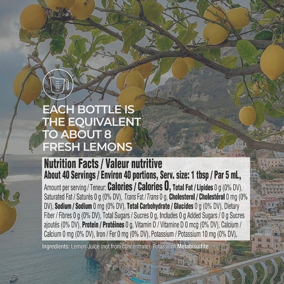 Tuscanini 100% Sicilian Lemon Juice – Not from Concentrate, Kosher (6.7oz Squeeze Bottle, 12 Pack)