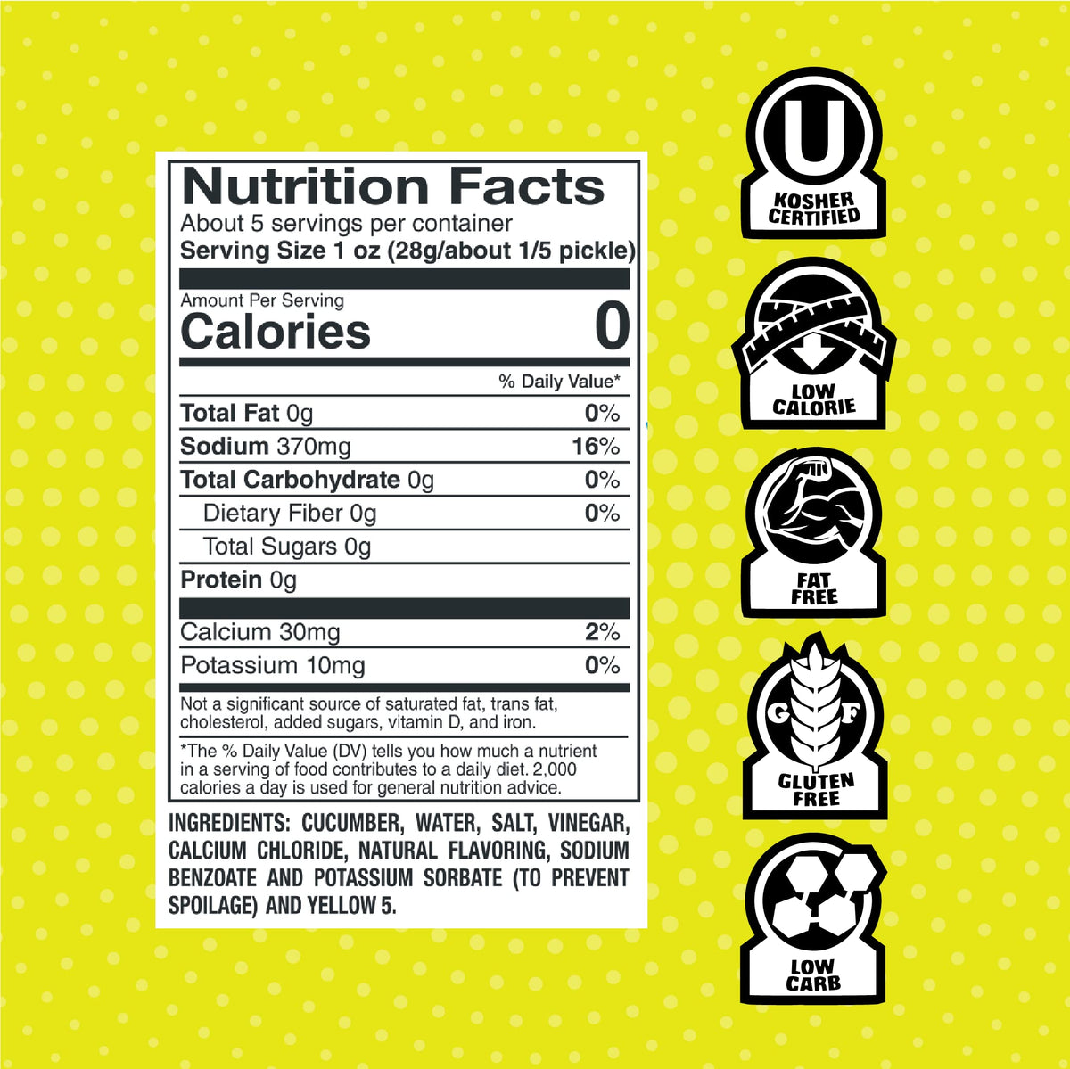 Van Holten's Pickles Jumbo Dill Pouch - 12 Pack | On-The-Go Snack
