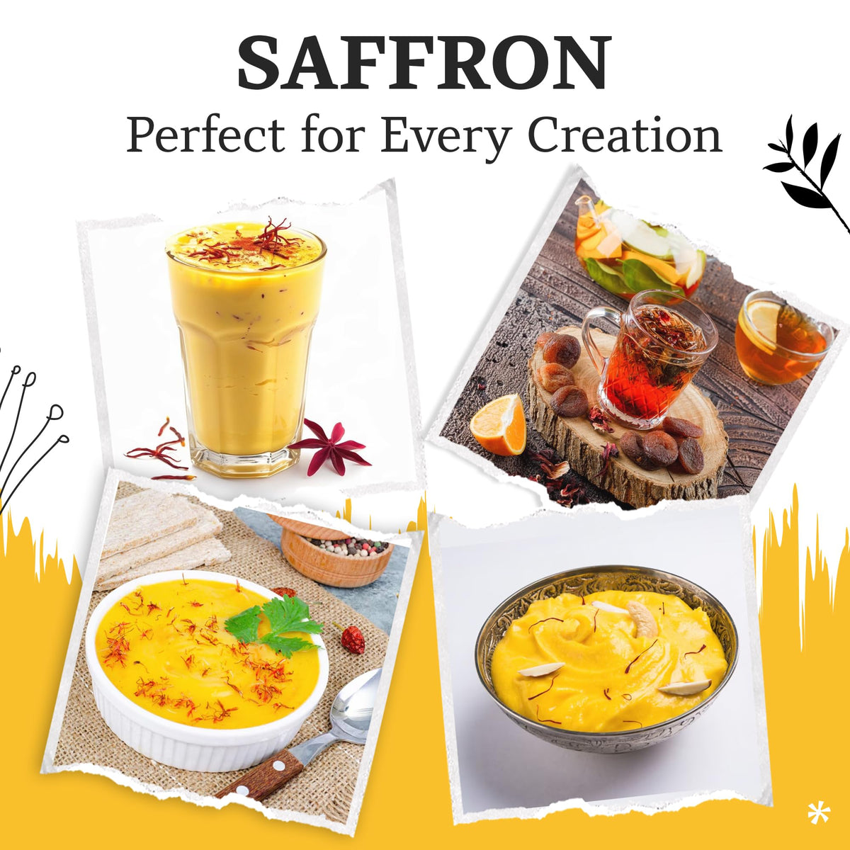 Van Kleef Emporium Kashmiri Saffron Threads – 4g | Grade A+ Super Negin