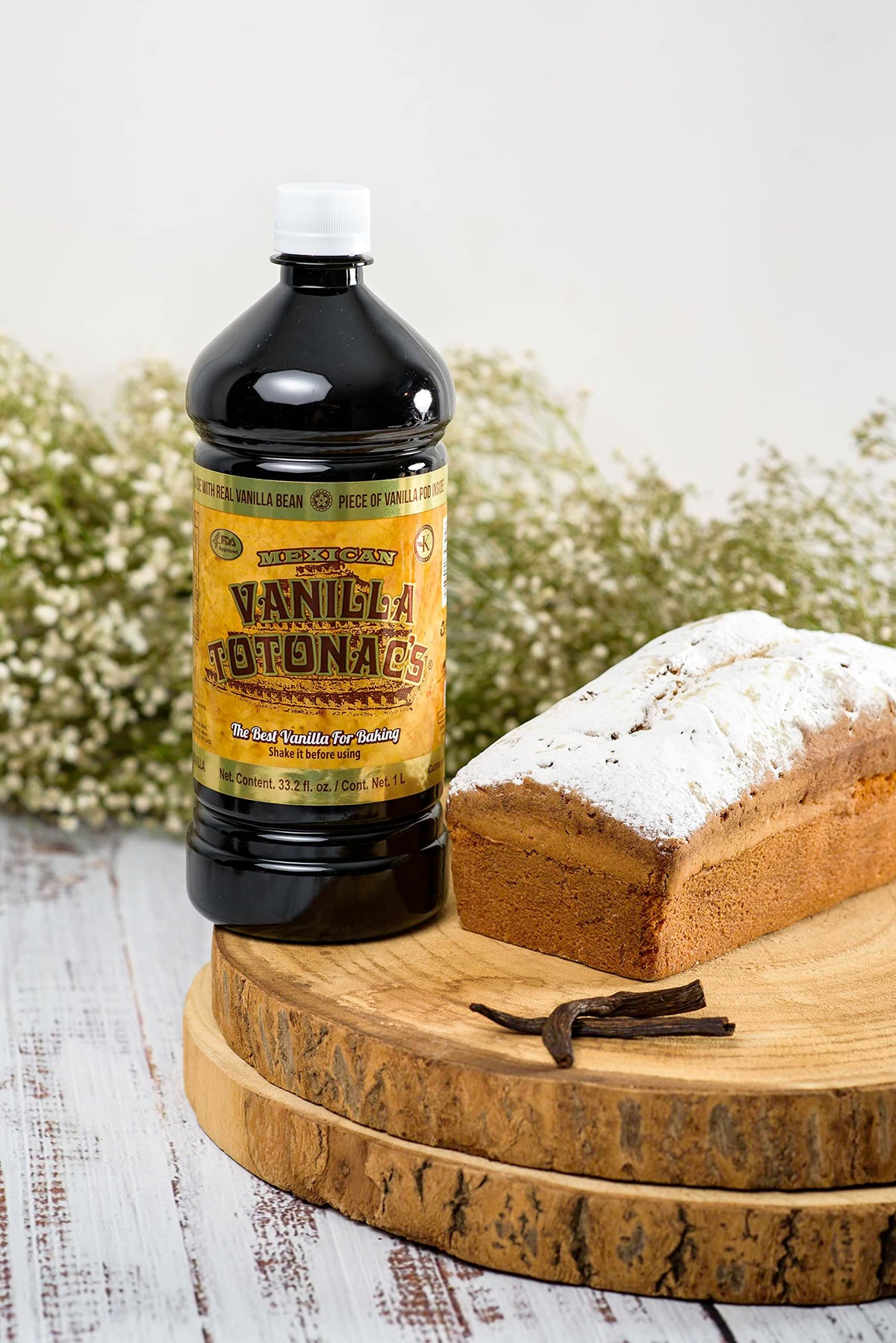 Vanilla Totonacs Mexican Vanilla Extract – Pure Imported Dark Vanilla, 1 L