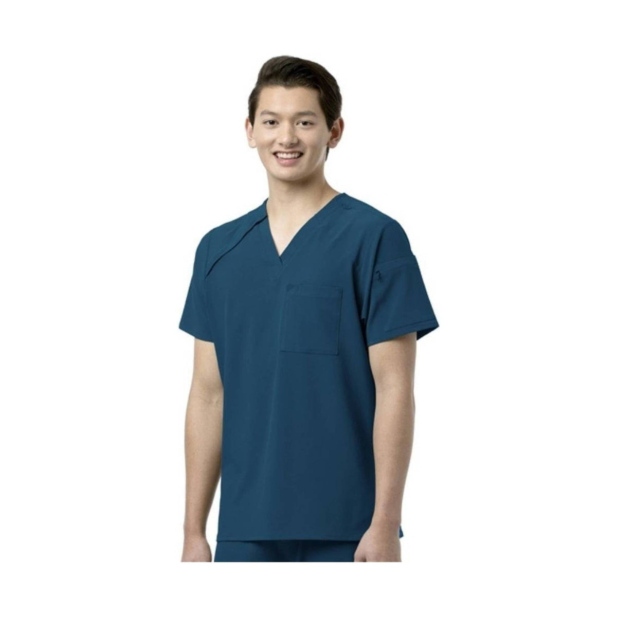 Wink Men's EZ Zip Scrub Top - Caribbean