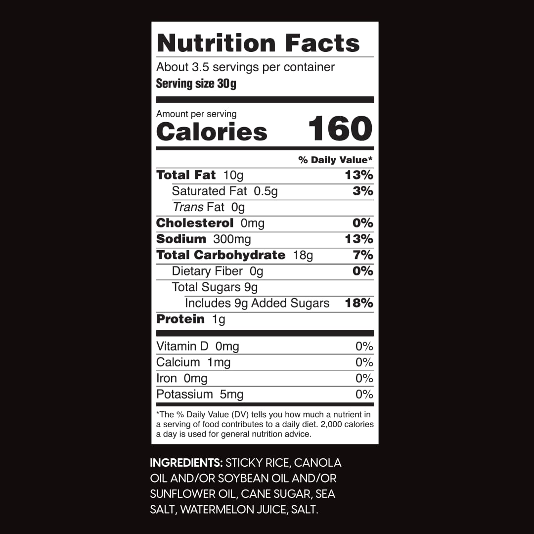 Wowza Sea Salt Rice Crisps – Gluten Free, Non-GMO Crunchy Snack, 8 Pack (3.5 oz Each)