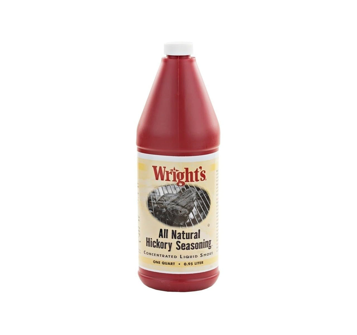 Wright's Natural Hickory Liquid Smoke – 2-Pack, 32 oz Quart Bottles