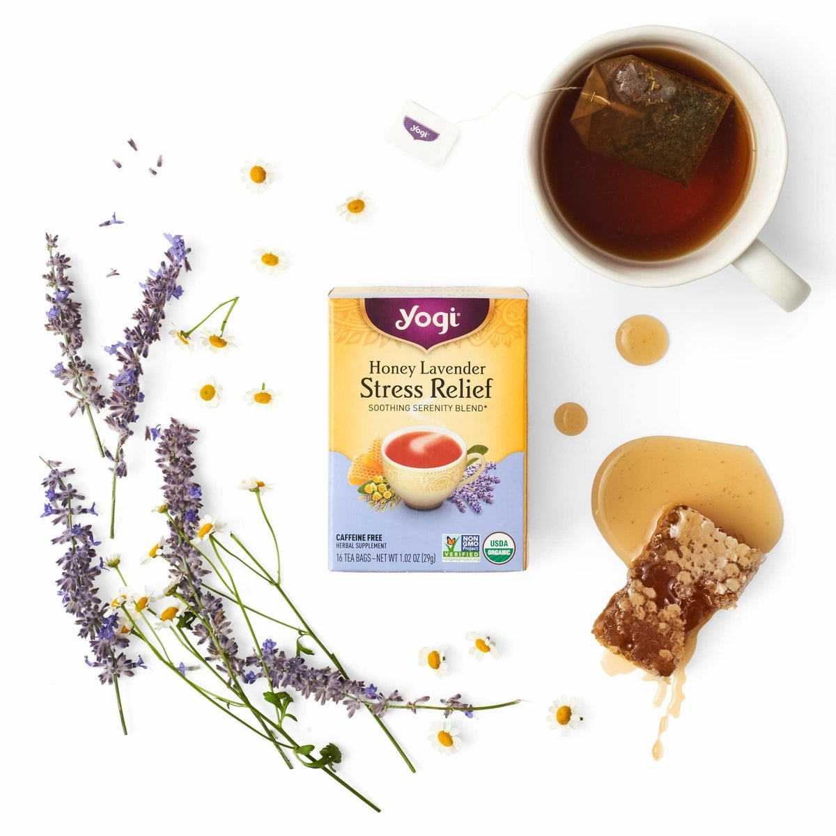Yogi Tea Favorites Variety Pack – Organic Gift Box (96 Bags, 6 Packs)